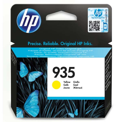 Originálny atrament HP C2P22AE (935), žltý, 400 strán