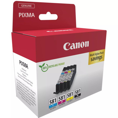 Originálny atrament Canon CLI-581 (2103C007), CMYK, 4 x 5,6 ml, 4-pack