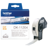 Brother papierové štítky 17mm x 54mm, biela, 400 ks, DK-11204, pre tlačiarne radu QL