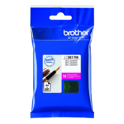 Originálny atrament Brother LC-3617M, purpurový, 550 strán