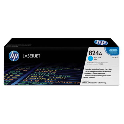Originálny toner HP CB381A (824A), azúrový, 21000 strán