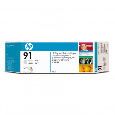 Originálny atrament HP C9466A (91), svetlo šedý, 775 ml