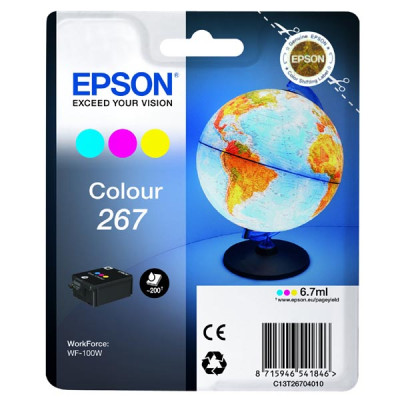 Originálny atrament Epson T2670 (C13T26704010), farebný, 6,7 ml