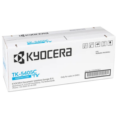 Originálny toner Kyocera TK-5405C (1T02Z6CNL0), azúrový, 10000 strán