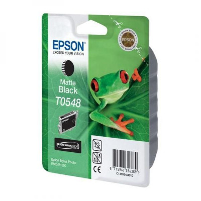 Originálny atrament Epson T0548 (C13T054840), matne čierny, 550 strán (13 ml)
