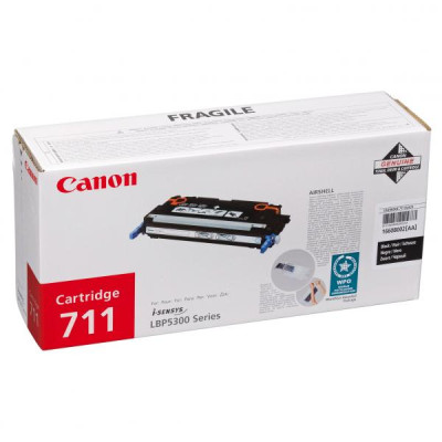 Originálny toner Canon CRG-711Bk (1660B002), čierny, 6000 strán