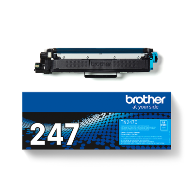 Brother TN-247C, originálny toner, azúrový