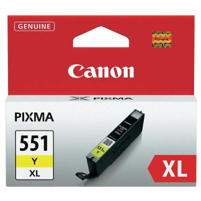 Originálny atrament Canon CLI-551YXL (6446B001), žltý, 11 ml, XL