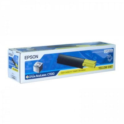 Originálny toner Epson C13S050187, žltý, 4000 strán