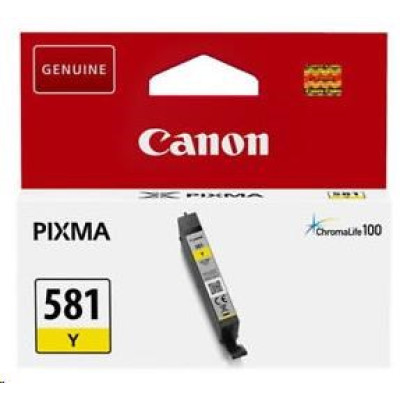 Originálny atrament Canon CLI-581 Y (2105C001), žltý, 5,6 ml