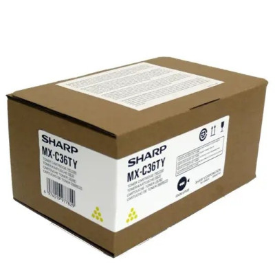 Sharp MX-C36TY (MXC36TY), originálny toner, žltý