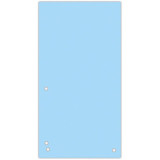 Papierové rozlišovače Donau - 1/3 A4, 235 x 105 mm, 100 ks, modré