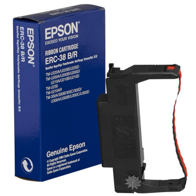 Originálna páska Epson C43S015376 (ERC-38 B/R), černo-červená
