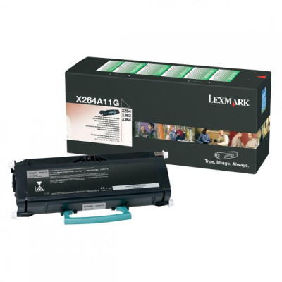 Originálny toner Lexmark X264A11G, čierny, 3500 strán