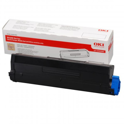 Originálny toner Oki 4600 (43502002), čierny, 7000 strán