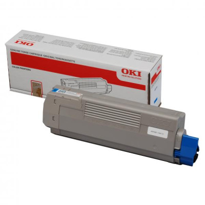 Originálny toner Oki C610 (44315307), azúrový, 6000 strán