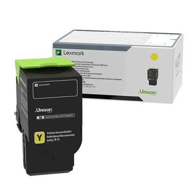 Originálny toner Lexmark 78C20Y0 (78C20YE), žltý, 1400 strán