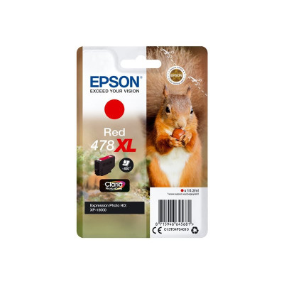 Originálny atrament Epson T04F5 (C13T04F54010, 478XL), červený, 10,2 ml, XL