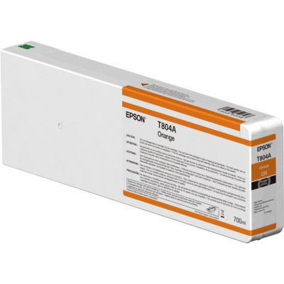 Originálny atrament Epson T804A (C13T804A00), oranžový, 700 ml
