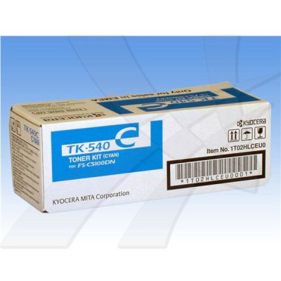 Originálny toner Kyocera TK-540C, azúrový, 4000 strán