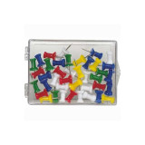 Nástenkové pripináčiky, mix farieb, 100 ks