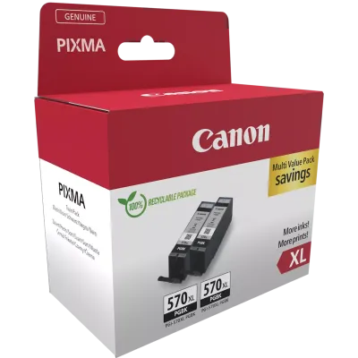 Originálny atrament Canon PGI-570XL PGBK (0318C007, 0318C010), čierny, 2-pack
