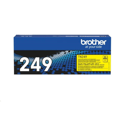 Originálny toner Brother TN-249Y, žltý, 4000 strán, XXL