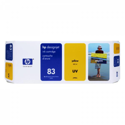 Originálny atrament HP C4943A (83), žltý, 680 ml
