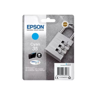 Originálny atrament Epson T3582 (C13T35824020, 35), azúrový, 650 strán (9,1 ml)