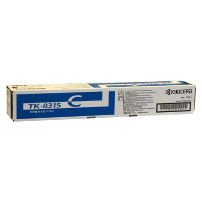Originálny toner Kyocera TK-8315C, azúrový, 6000 strán